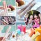Popsicle Molds Bags, 50 Pack DIY Disposable Ice Pop Bags with Silicone Funnel (50)